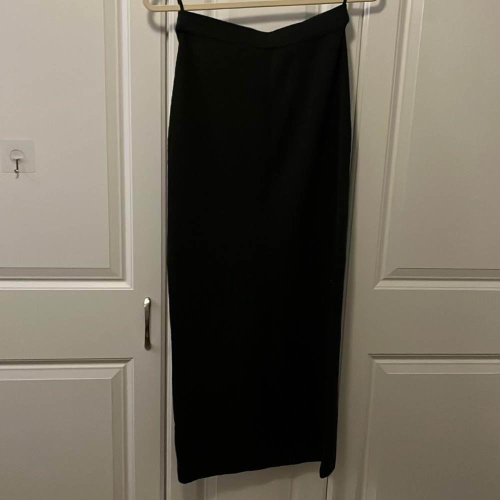 Eileen Fisher 100% Merino wool knit  skirt maxi